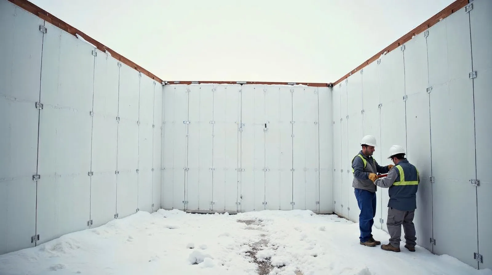 Portes isothermes étanches pour locaux frigorifiques