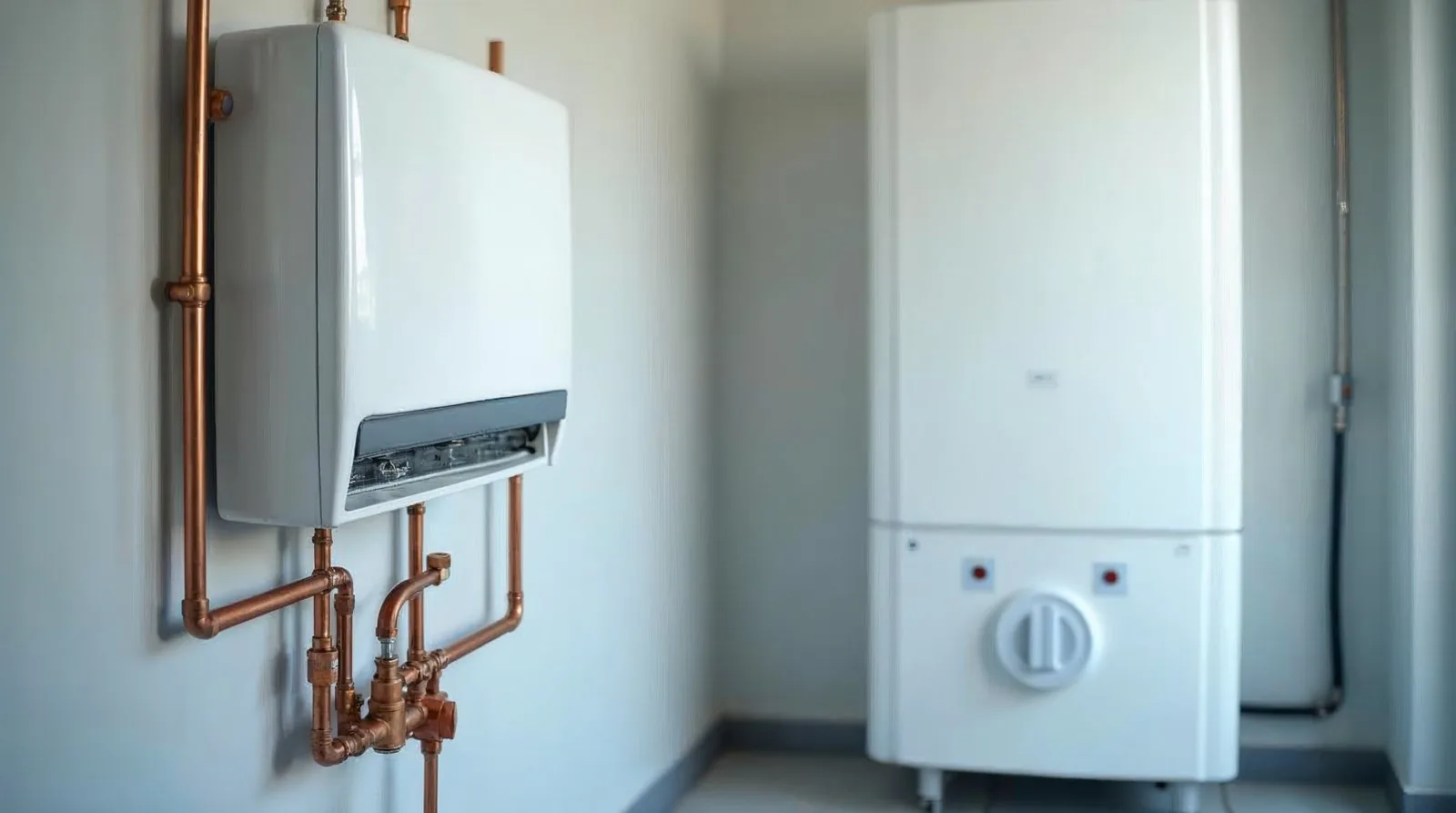 Unité extérieure d'une pompe à chaleur installée à côté d'une maison